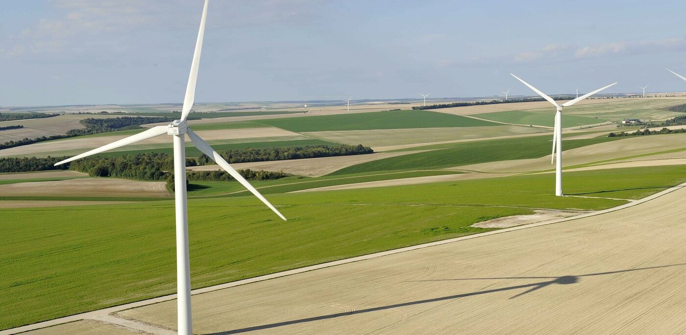 Les éoliennes.